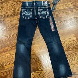 Cowgirl Tough Jeans NWT  37W 31 L